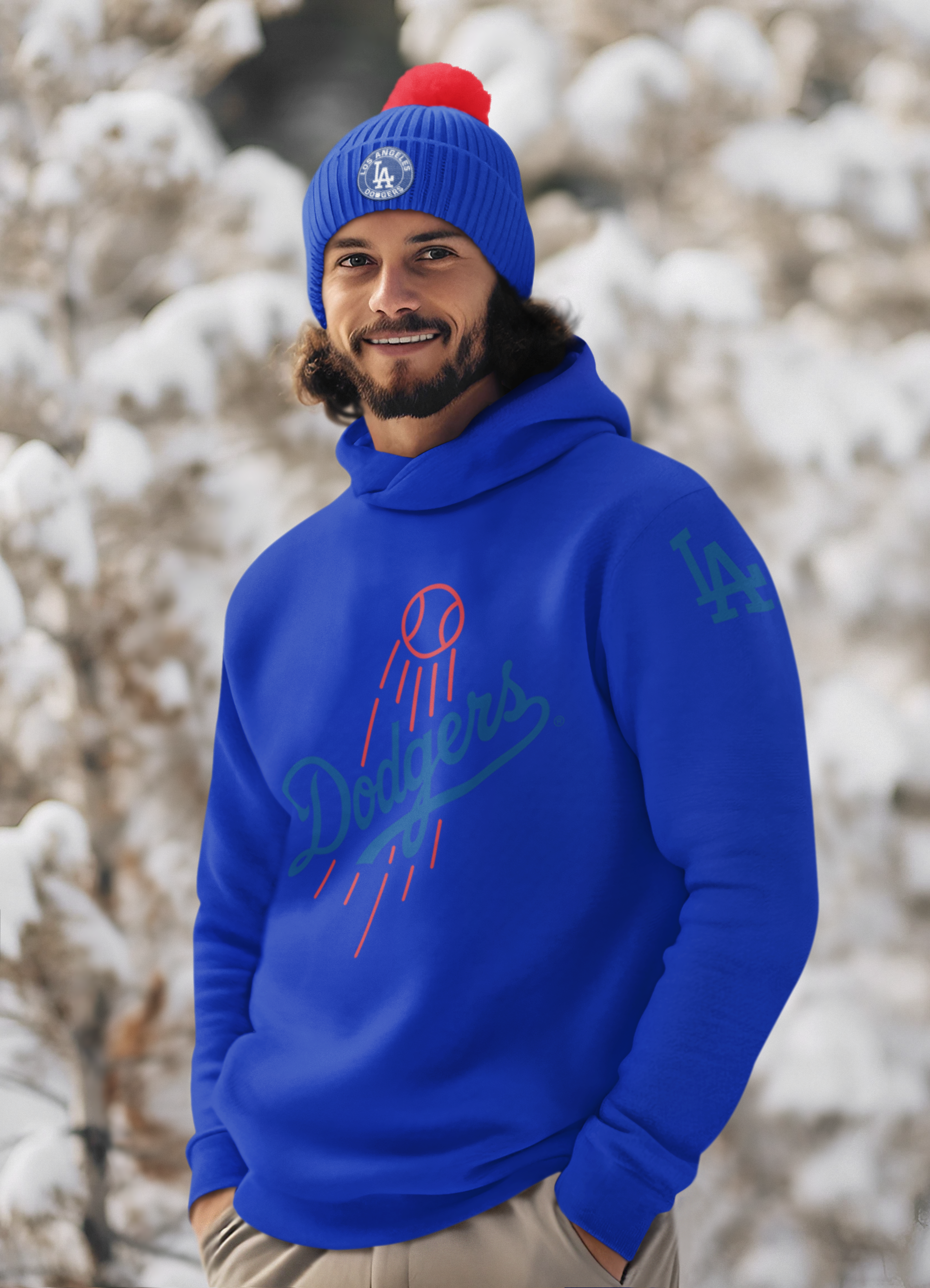 LA Dodgers hoodie FREE SHIPPING!!!