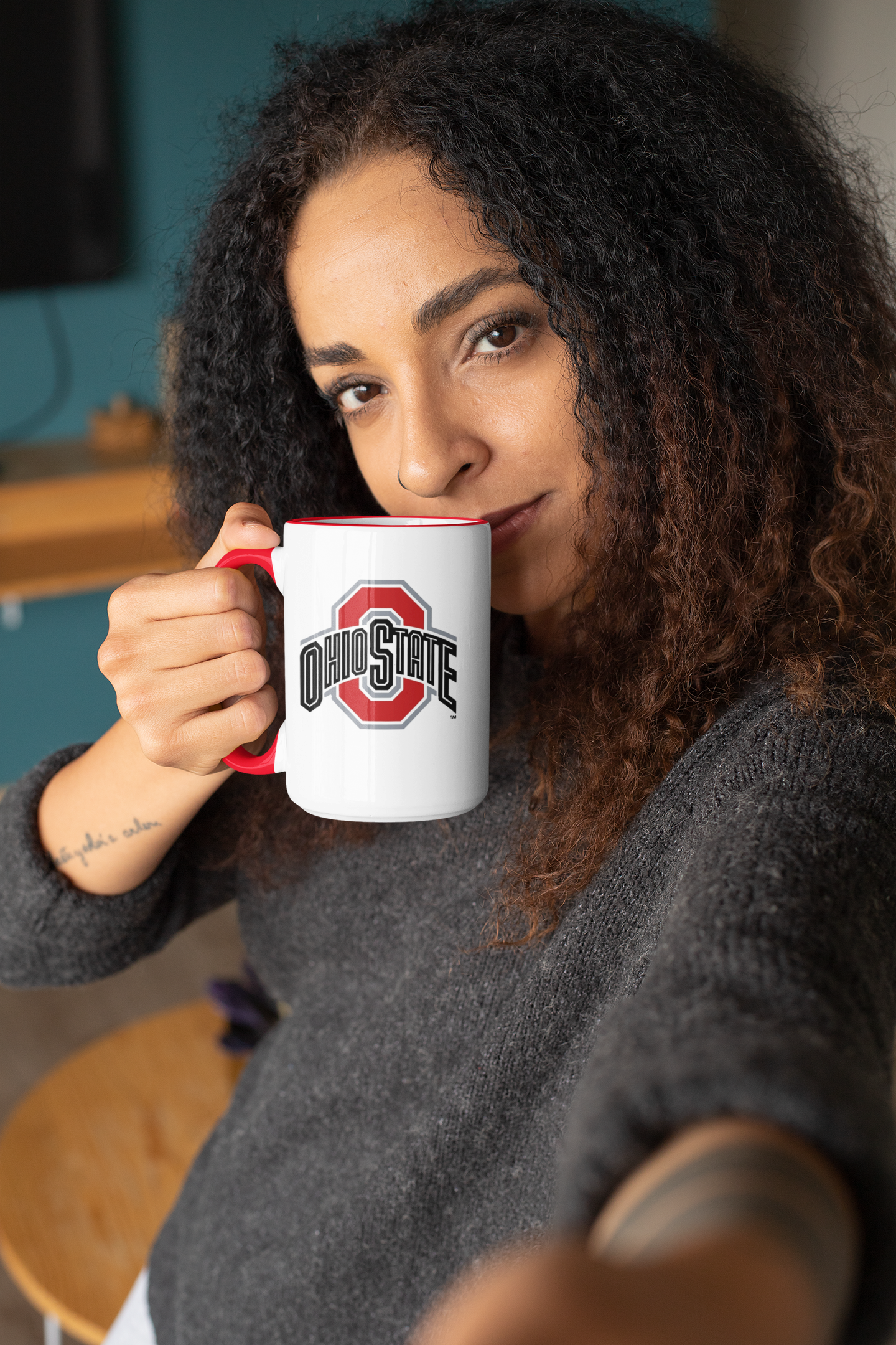Ohio State Buckeyes coffee mug.
