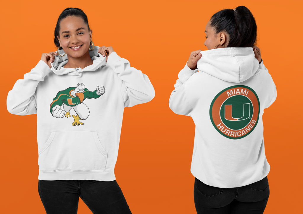Miami Hurricanes Hoodie. FREE SHIPPING!!!