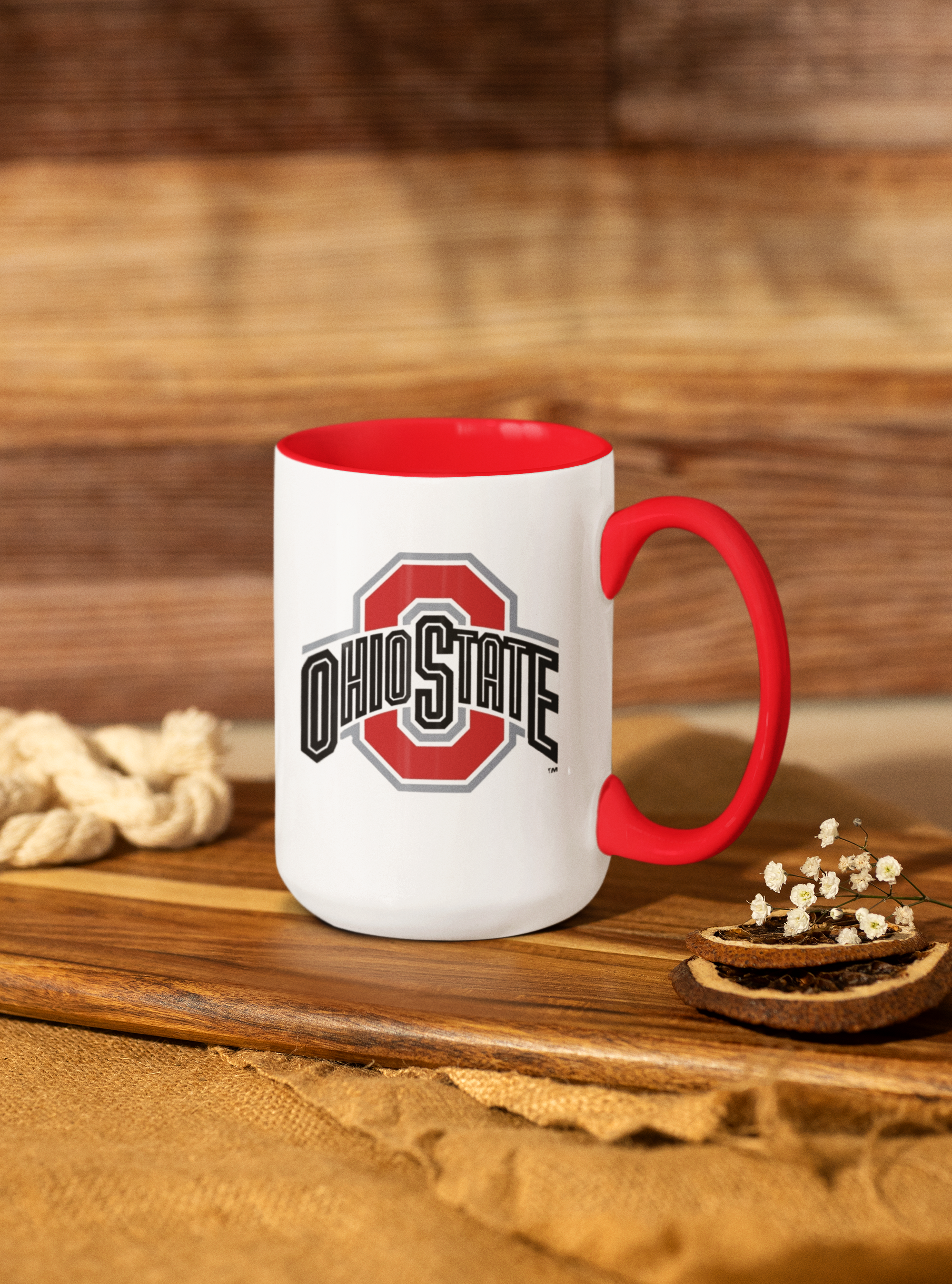 Ohio State Buckeyes coffee mug.