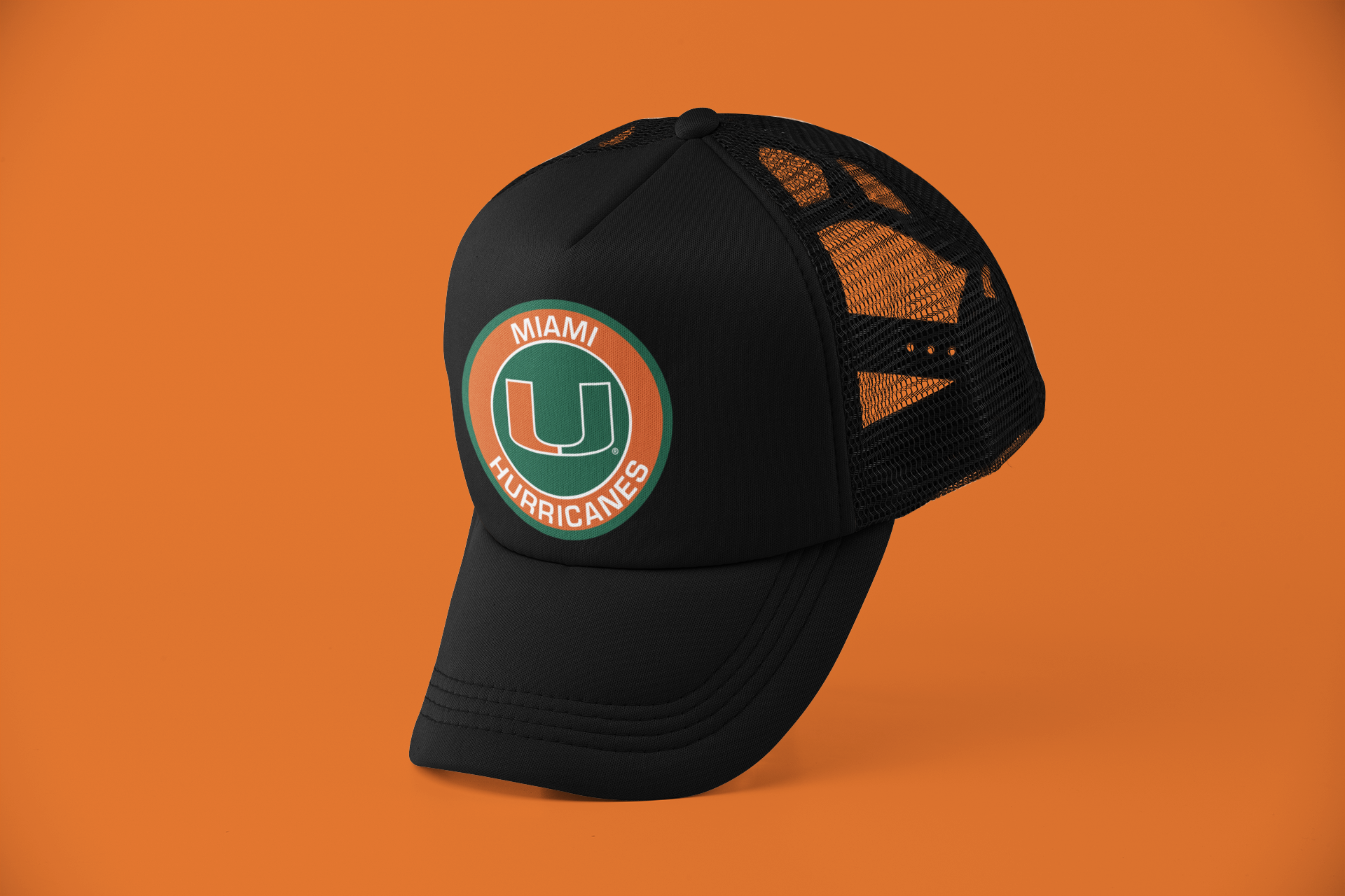 Miami Hurricanes Trucker Hat. FREE SHIPPING!!!